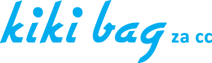 kiki bag logo blue